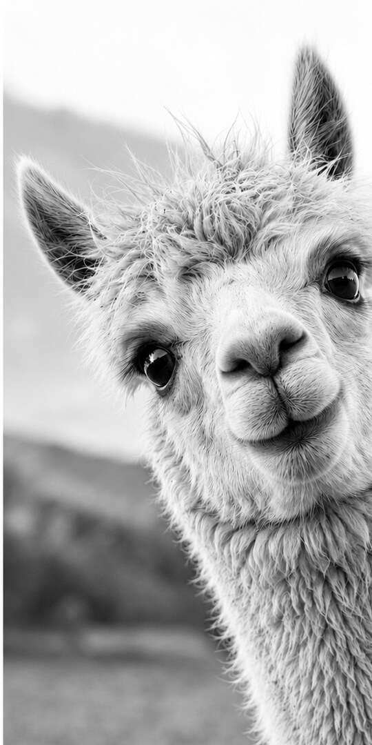 Friendly alpaca